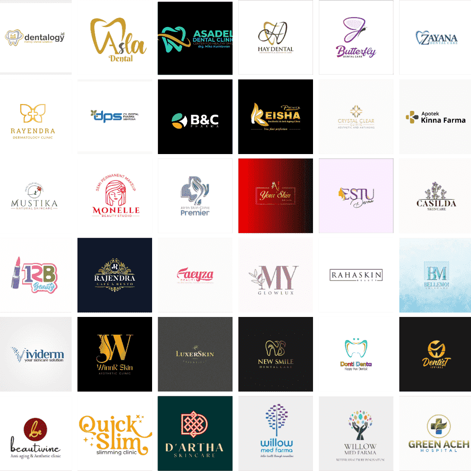 jasa desain logo perusahaan profesional murah profesional Terjangkau kesehatan skincare 43-min