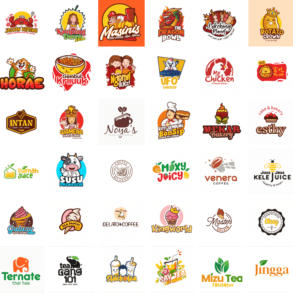jasa desain logo perusahaan profesional murah profesional Terjangkau kuliner makanan minuman 39-min